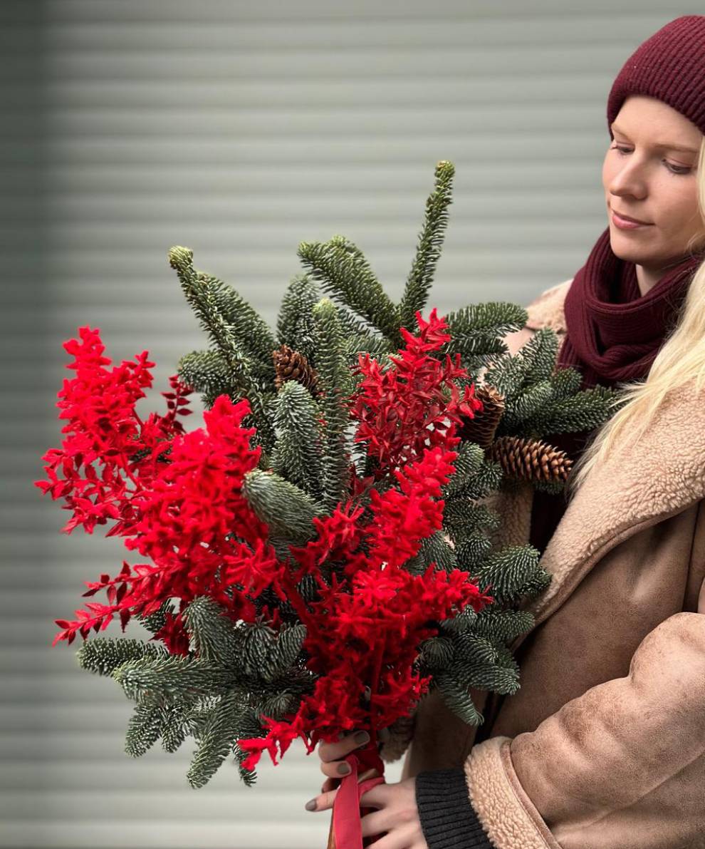 Дуо букет "Вечер у камина"